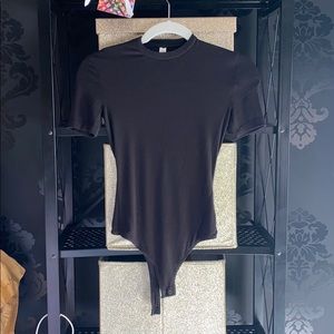 🦋American Apparel🦋 Black Ribbed Bodysuit.